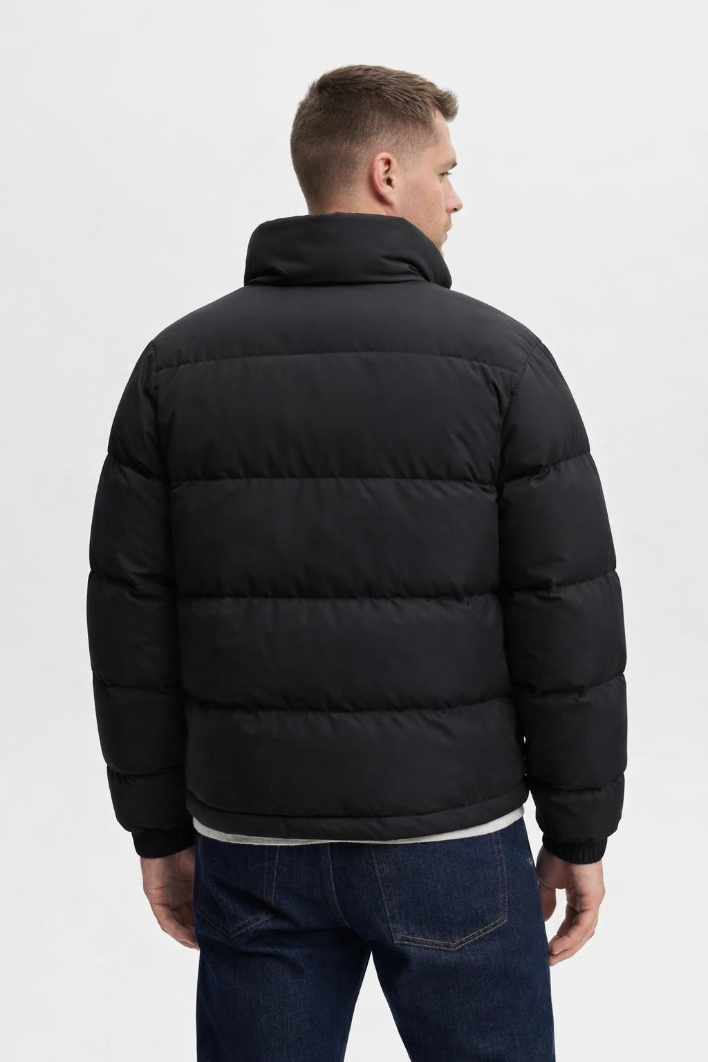 Joseph | Men's Bubble Puffer Jacket with Stand Collar