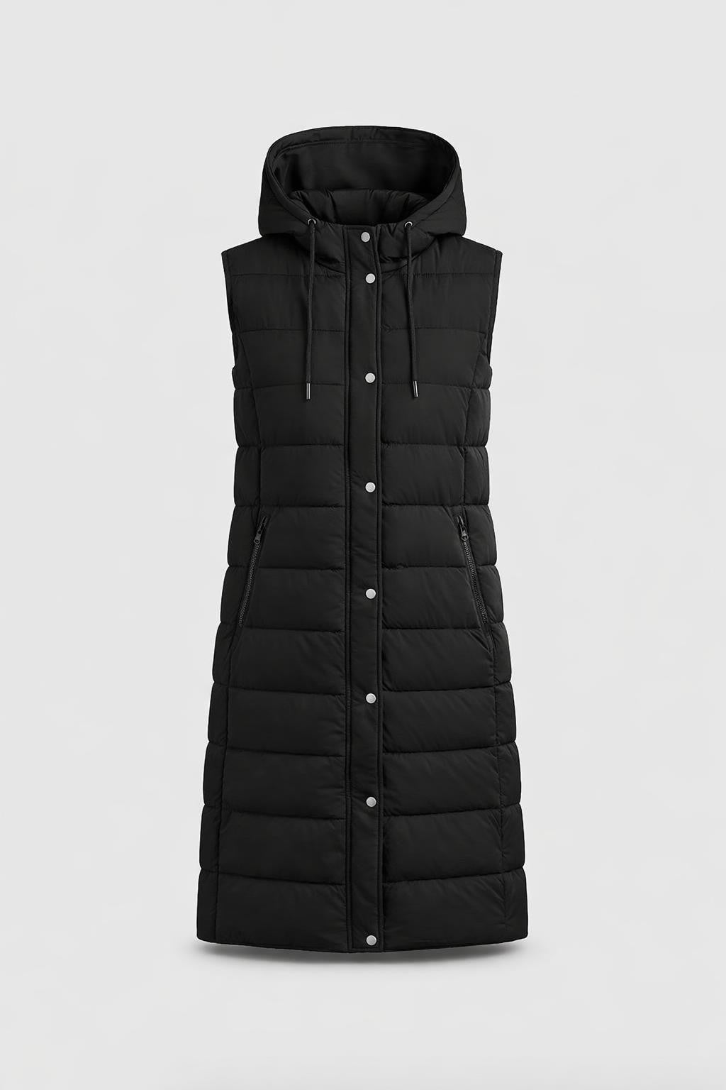 Emma | Women's Hooded Quilted Puffer Vest