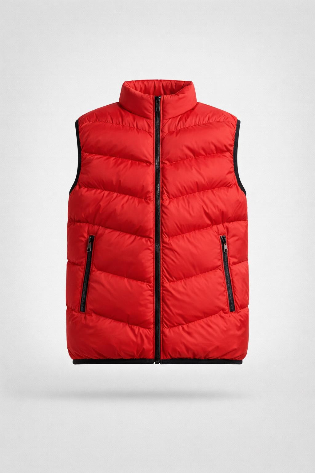 John | Men's Insulated Puffer Vest with Stand Collar