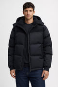 Men's Removable Lined Casual Jacket - Black