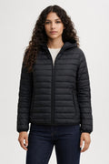 Lightweight Quilted Windproof Jacket - Black