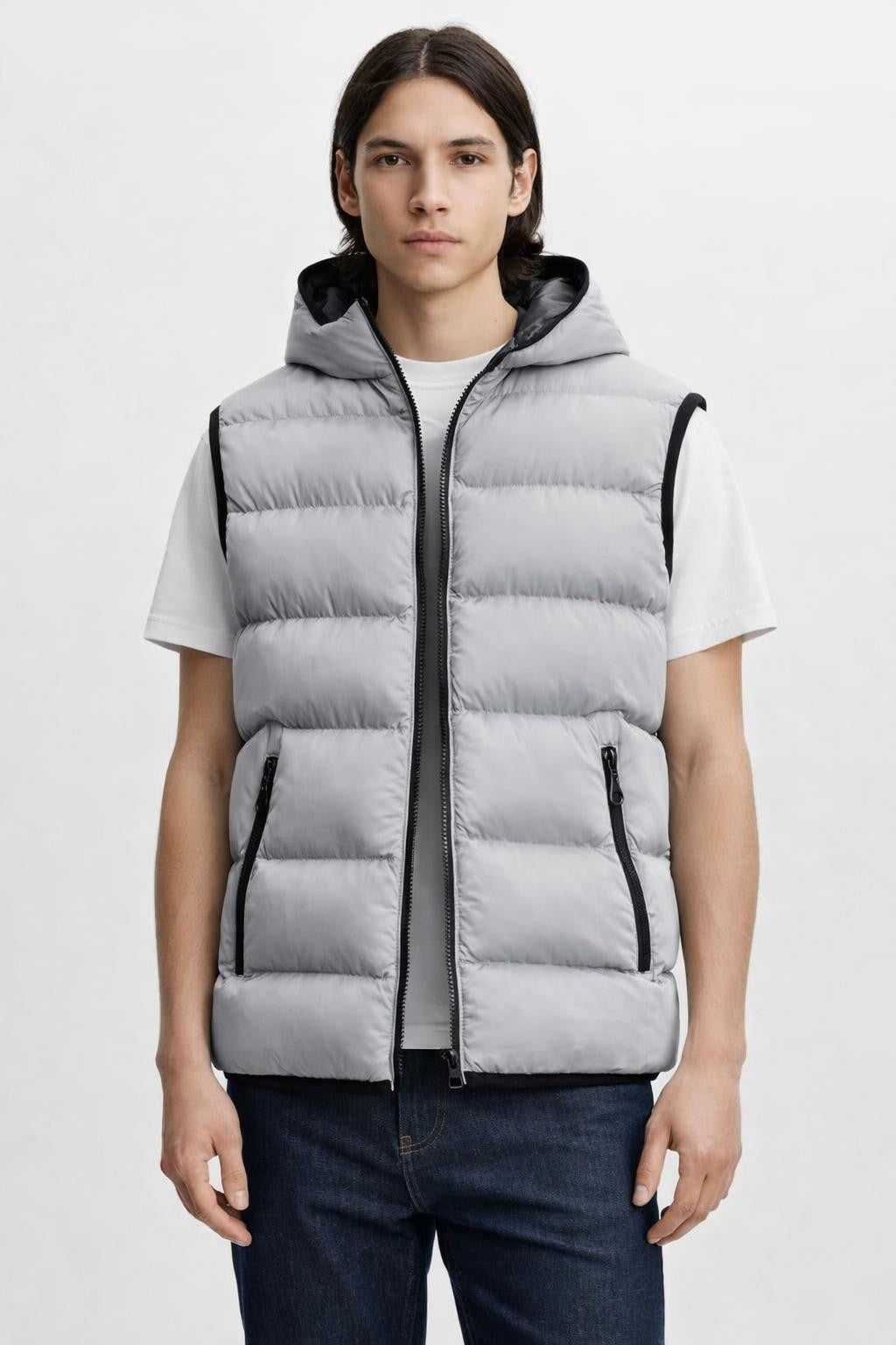Thickened Men's Casual Vest - Black