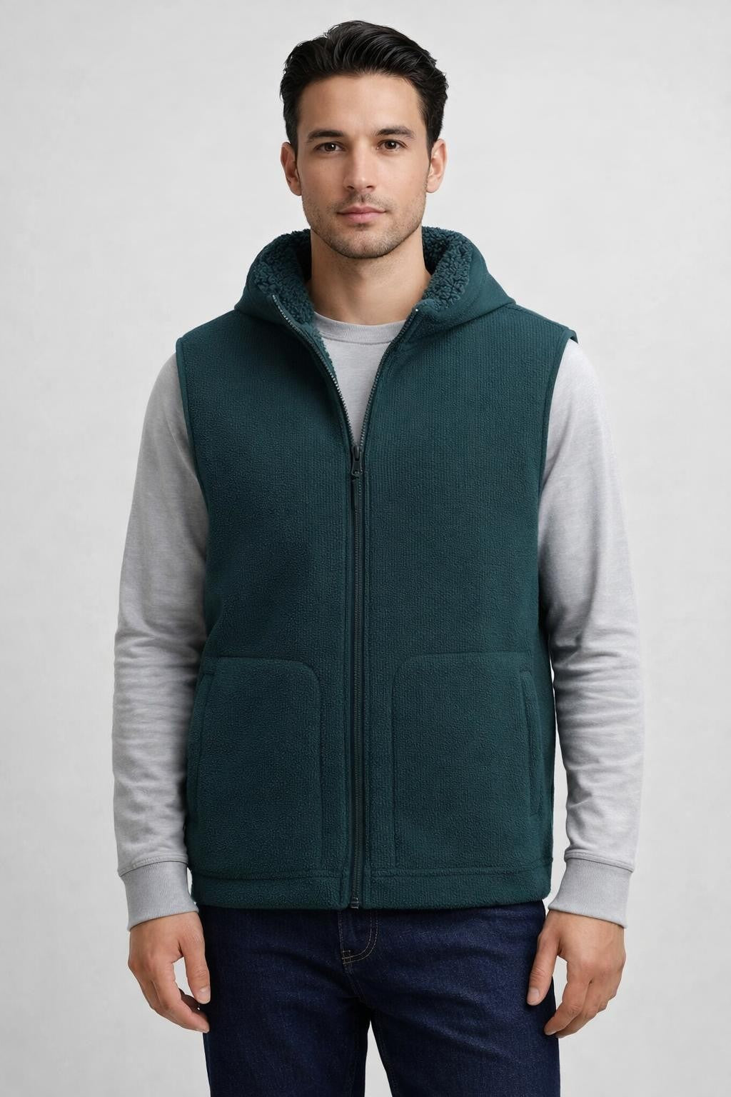 Lightweight Insulated Breathable Vest - Brown