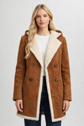 Casual Lightweight Jacket with Clean Design - Brown