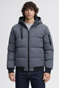 Thick Plush-Lined Casual Winter Jacket - Gray