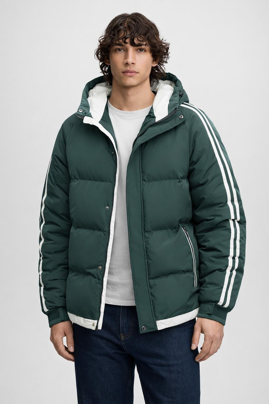 Men's Insulated Winter Jacket - Green