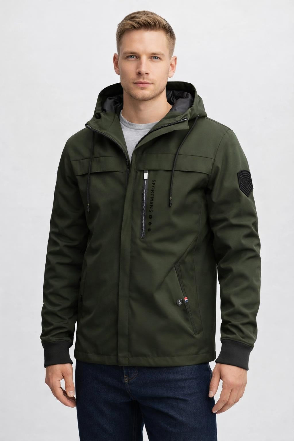 Men's Outdoor Sport Jacket Lightweight - Green