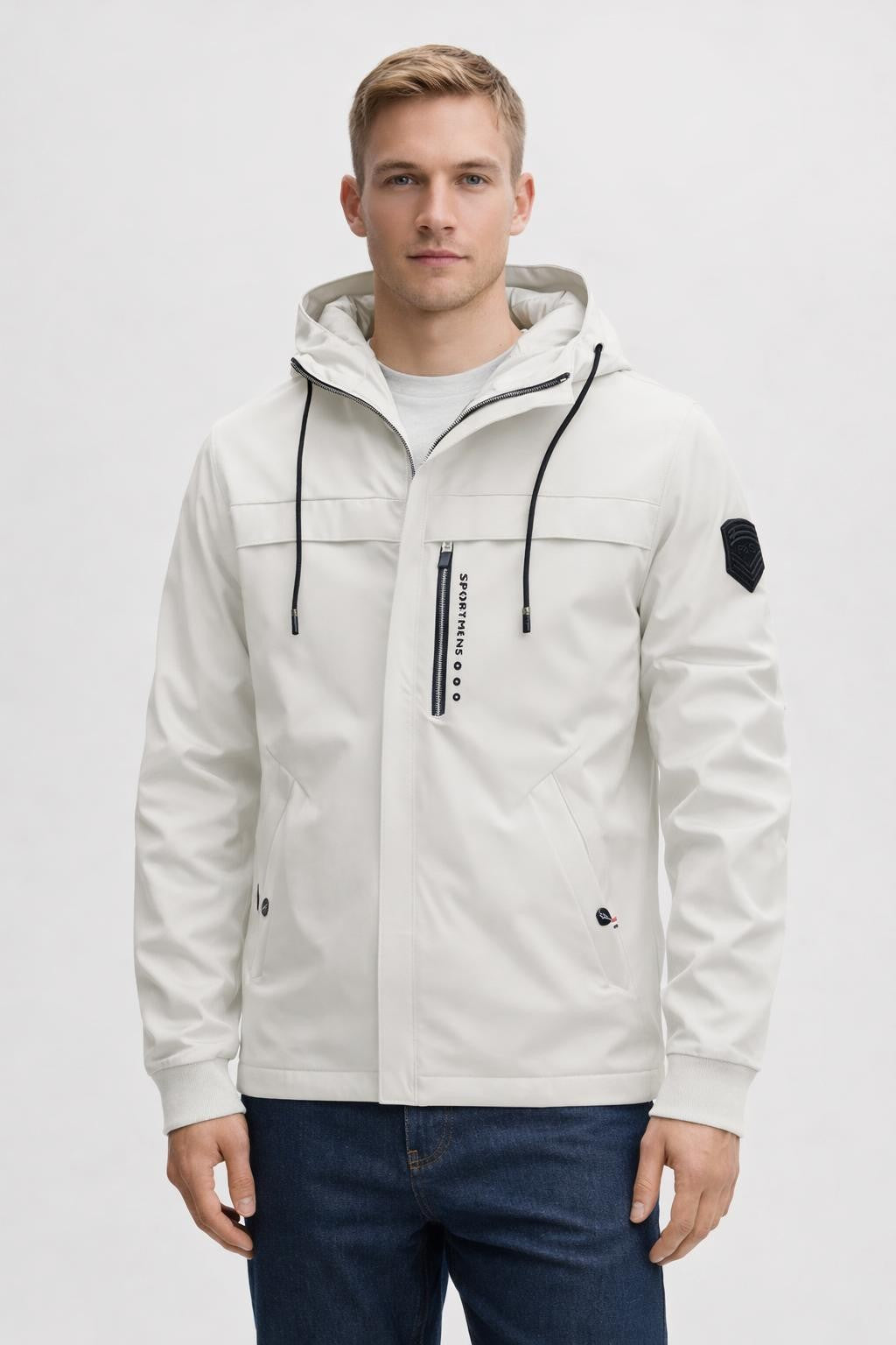 Men's Outdoor Sport Jacket Lightweight - Ivory