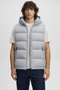 Men's Lightweight Quilted Vest - Light Grey