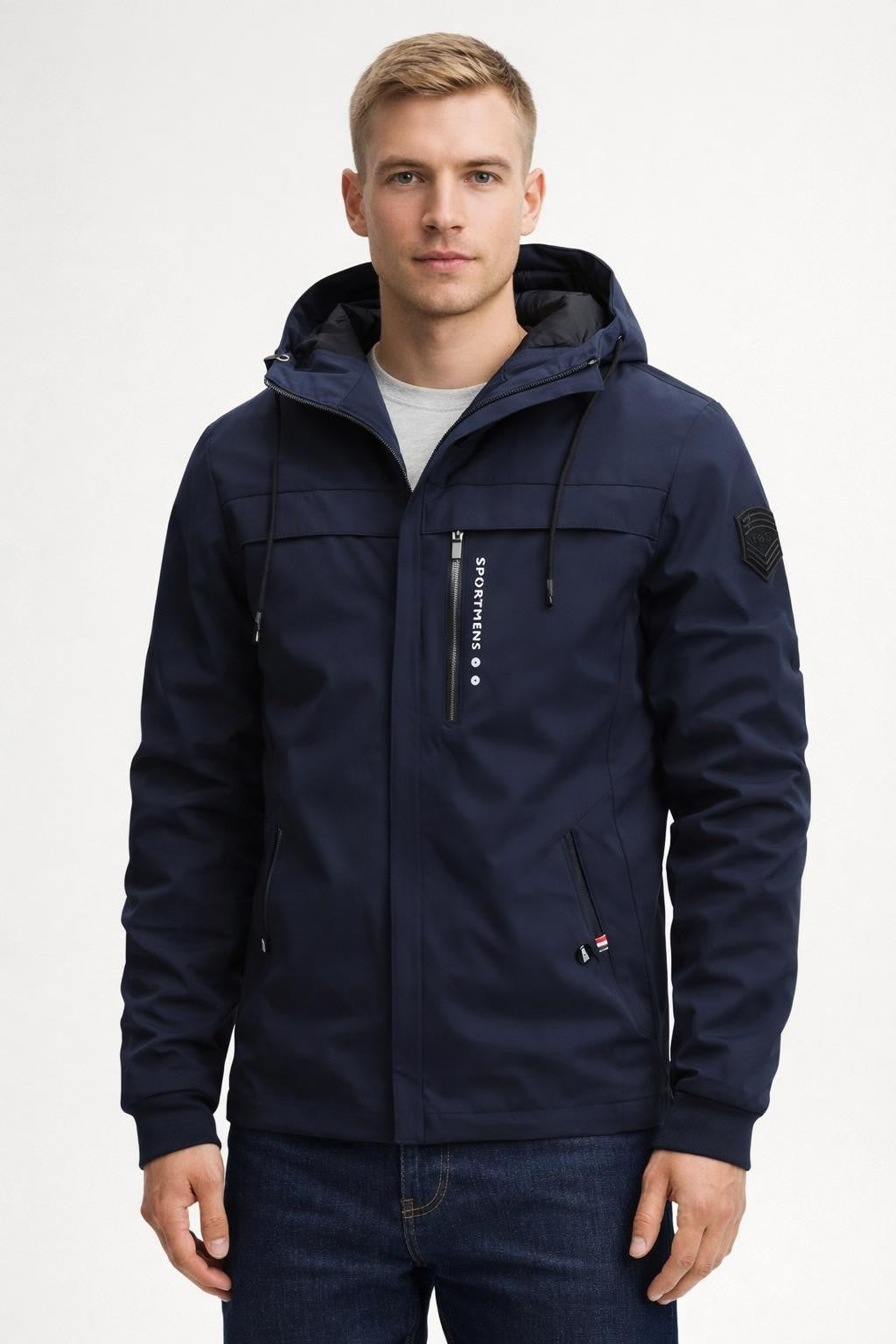 Men's Outdoor Sport Jacket Lightweight - Navy Blue