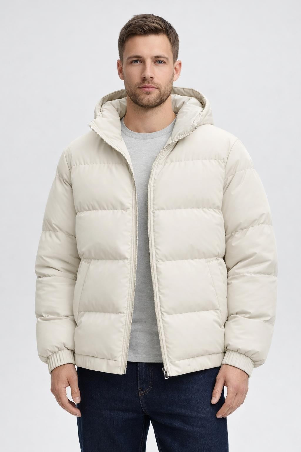 Men's Lightweight Windproof Jacket - Off White