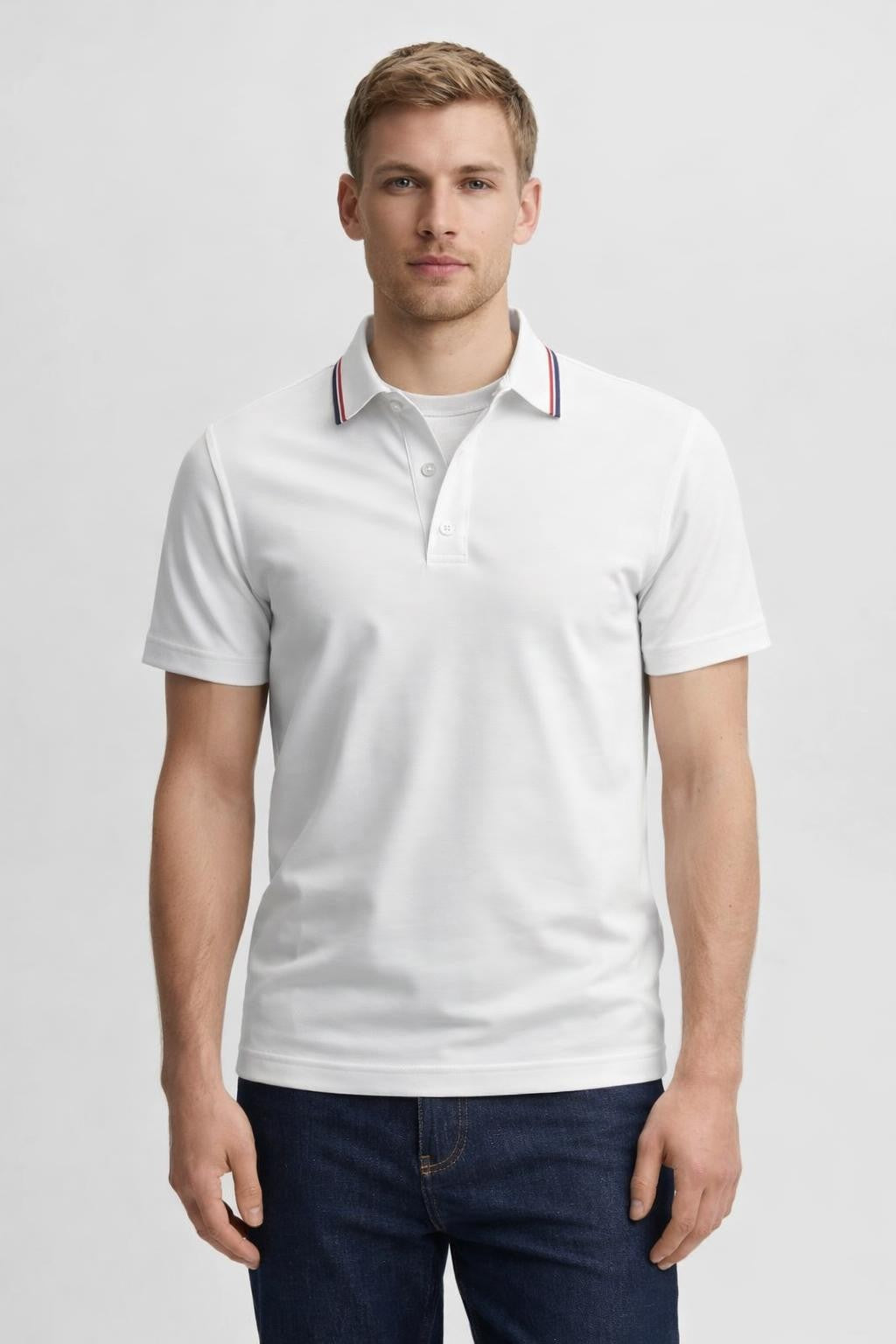 Men's Performance Polo Shirt - White