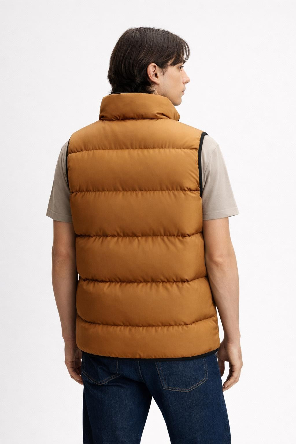 Thickened Men's Casual Vest - back view