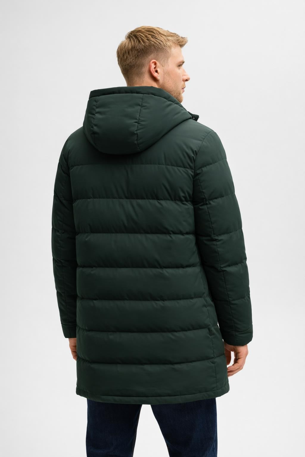 Men's Insulated Winter Jacket - back view