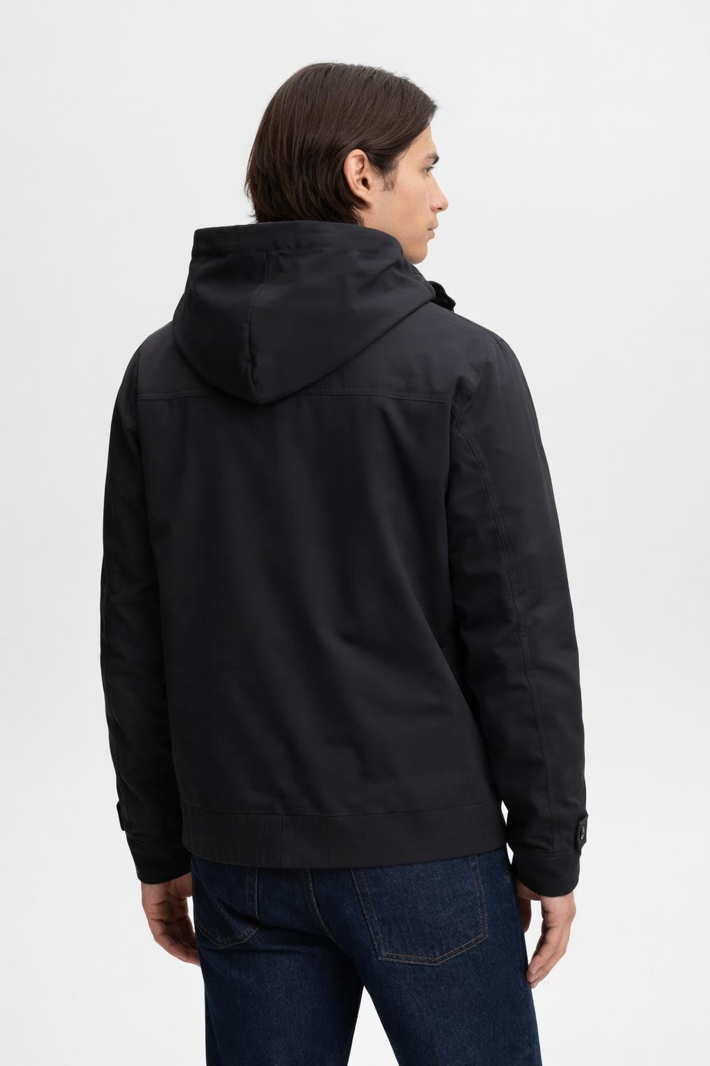 Richard | Men's Cargo Bomber Jacket with Detachable Collar