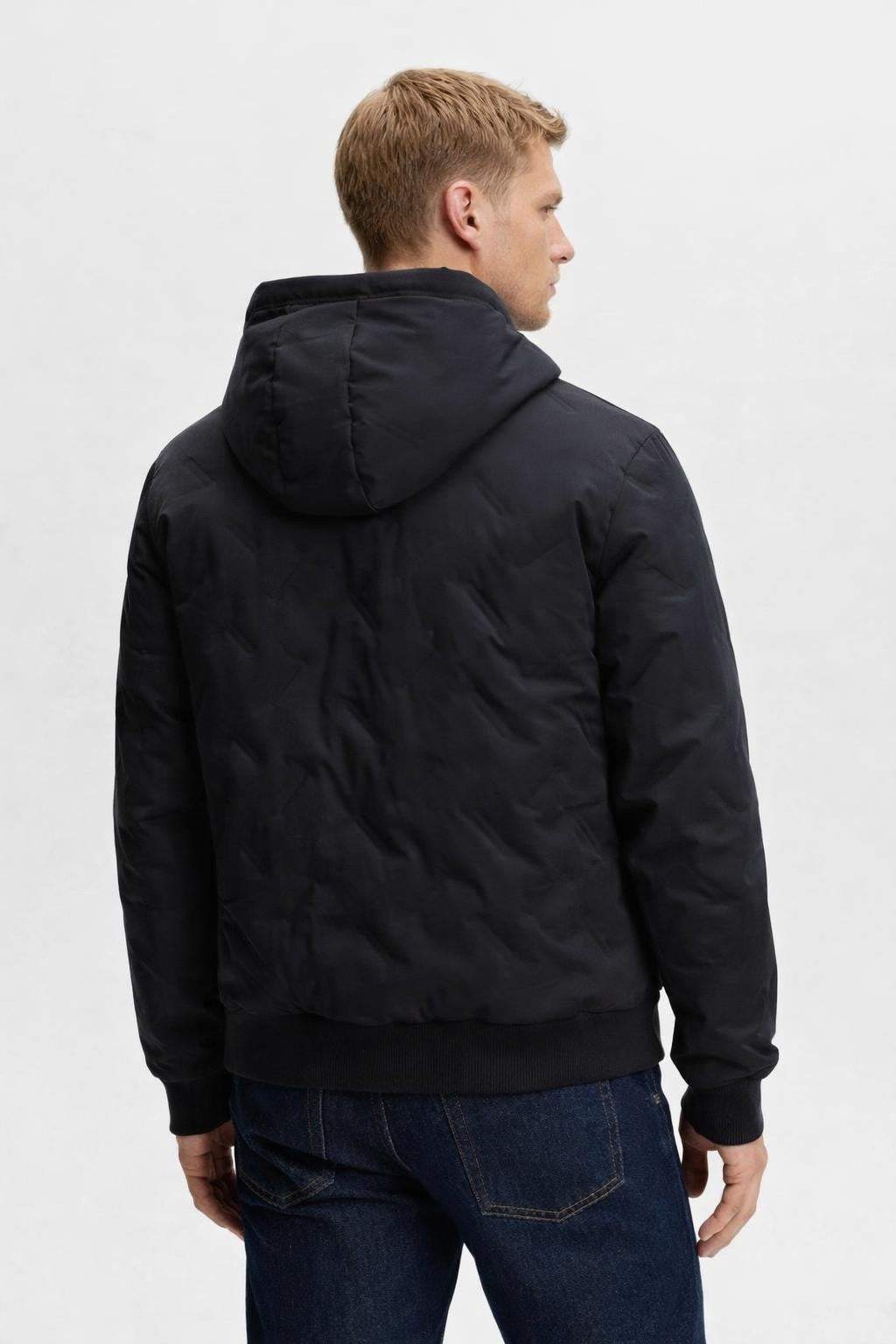 John | Men's Fleece Lined Quilted Puffer Jacket