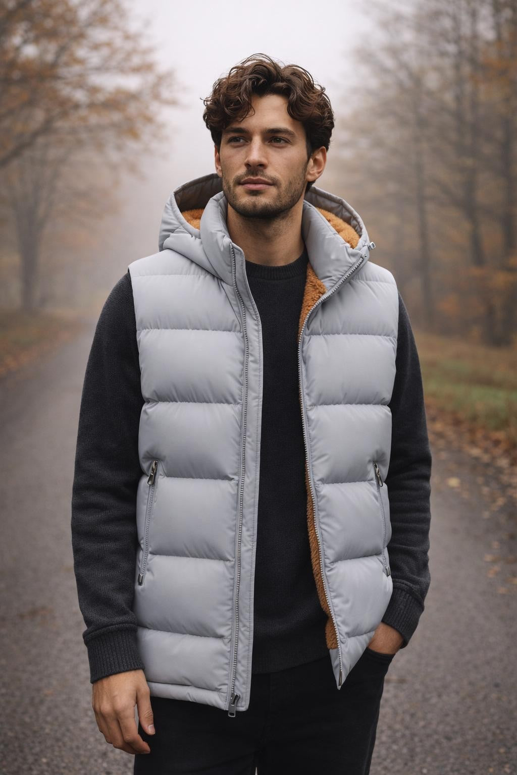 Men's Lightweight Quilted Vest - lifestyle 1