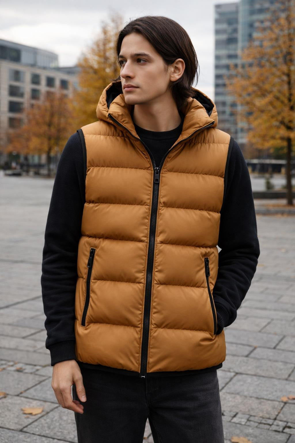 Thickened Men's Casual Vest - lifestyle 1