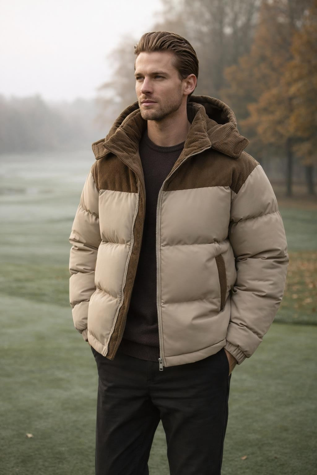Plus Size Thickened Casual Jacket - lifestyle 1
