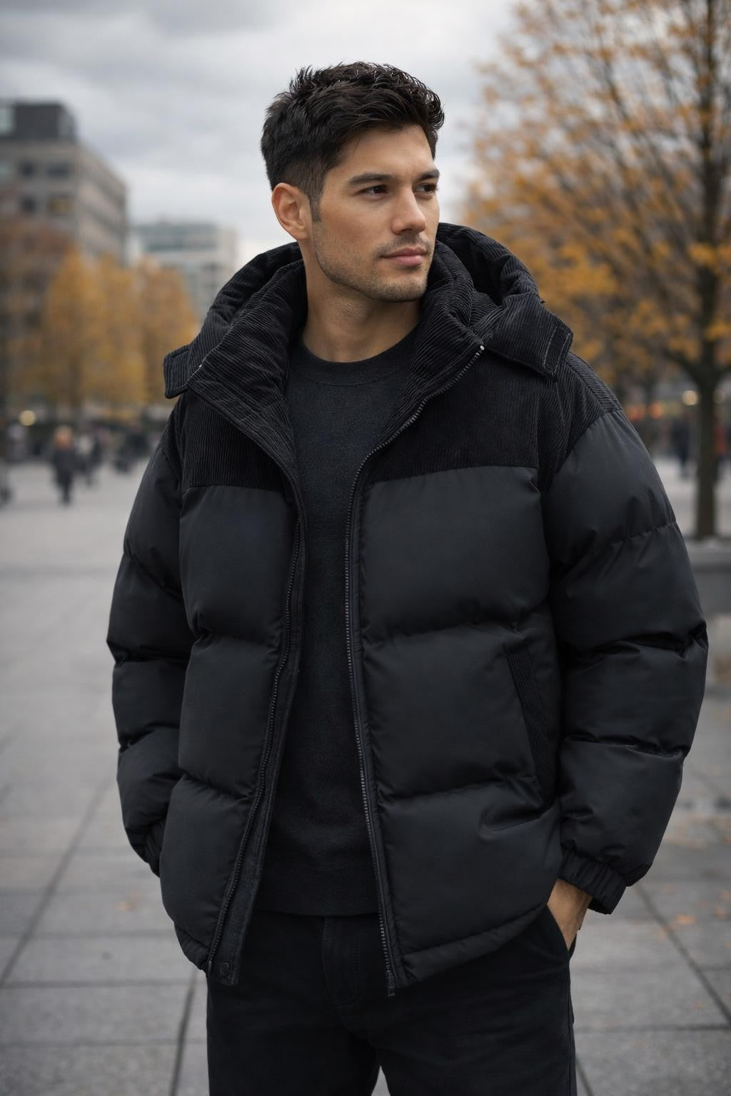 Men's Removable Lined Casual Jacket - lifestyle 1