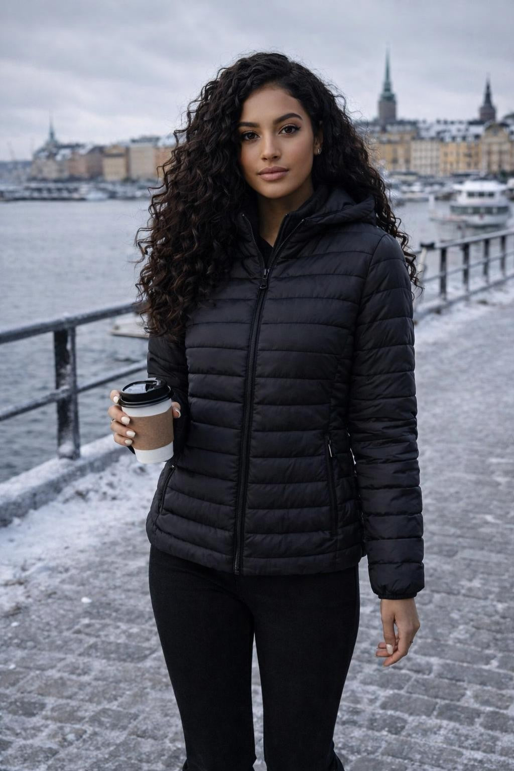 Lightweight Quilted Windproof Jacket - lifestyle 1