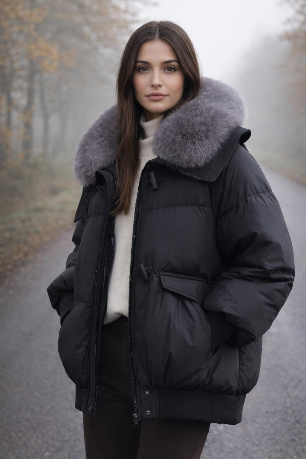 Thick Loose-Fit Winter Jacket - lifestyle 1