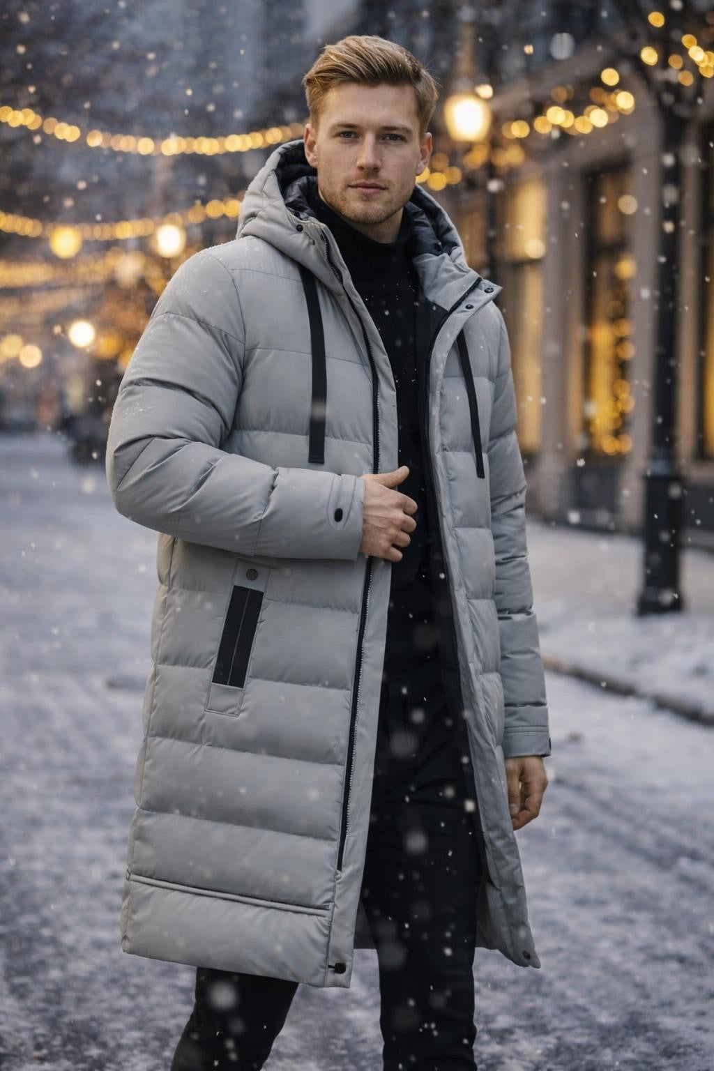 Men's Insulated Winter Jacket - lifestyle 1