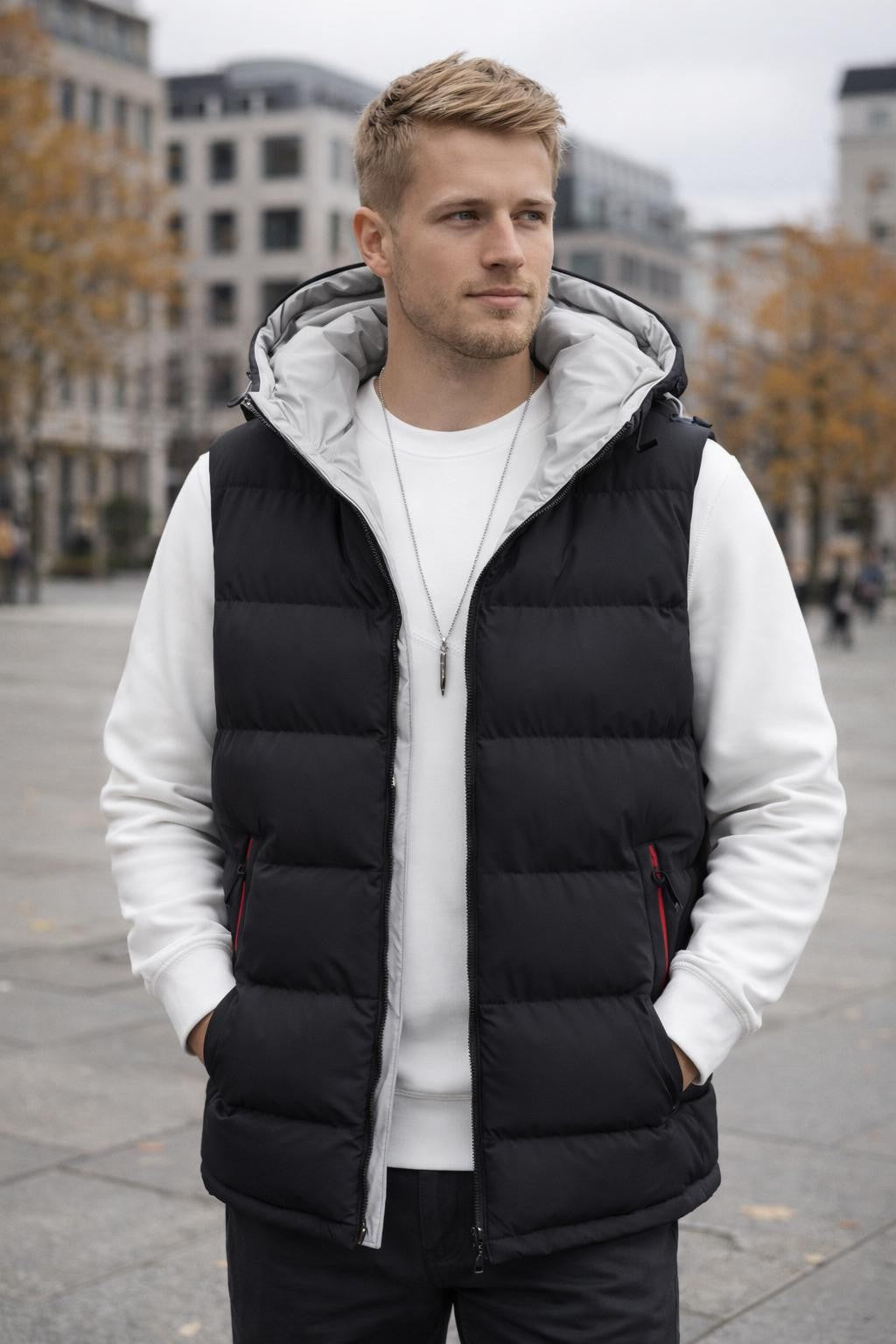Lightweight Insulated Men's Vest - lifestyle 1