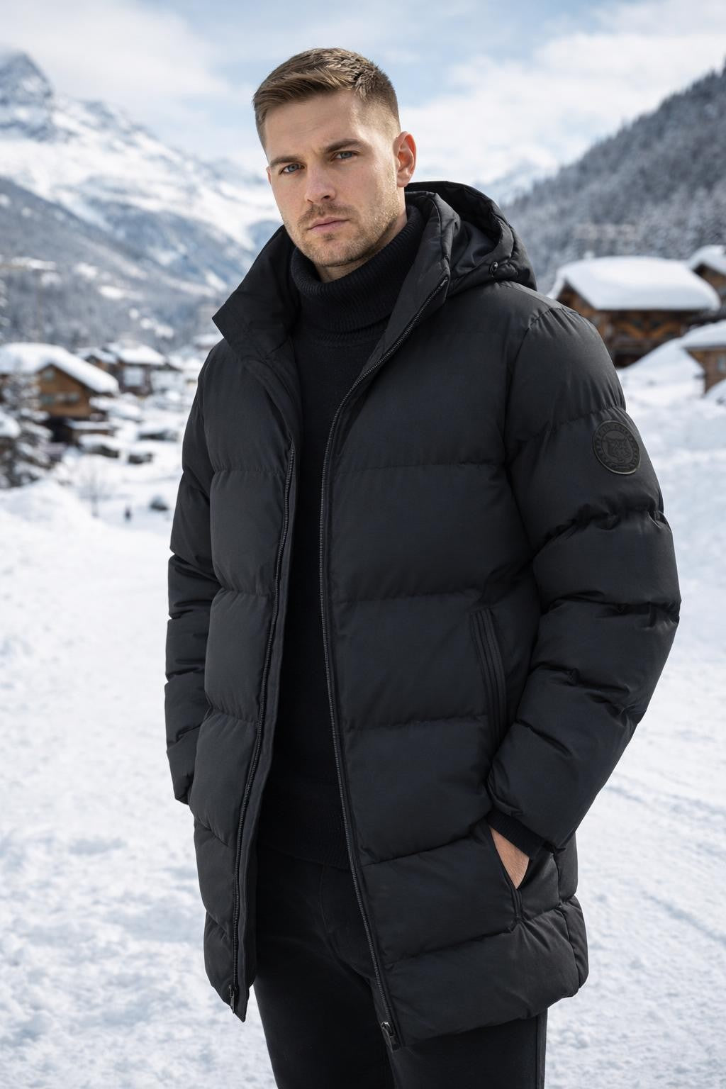 Men's Thick Casual Winter Jacket - lifestyle 1