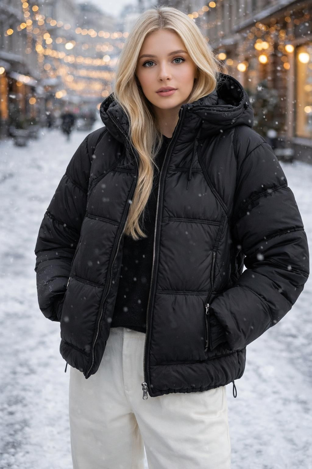 Lightweight Quilted Windproof Jacket - lifestyle 2