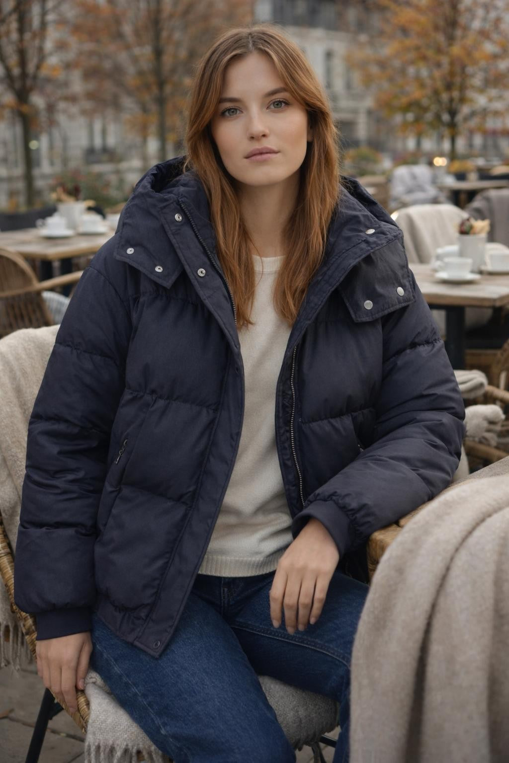 Relaxed Fit Black Casual Jacket - lifestyle 2