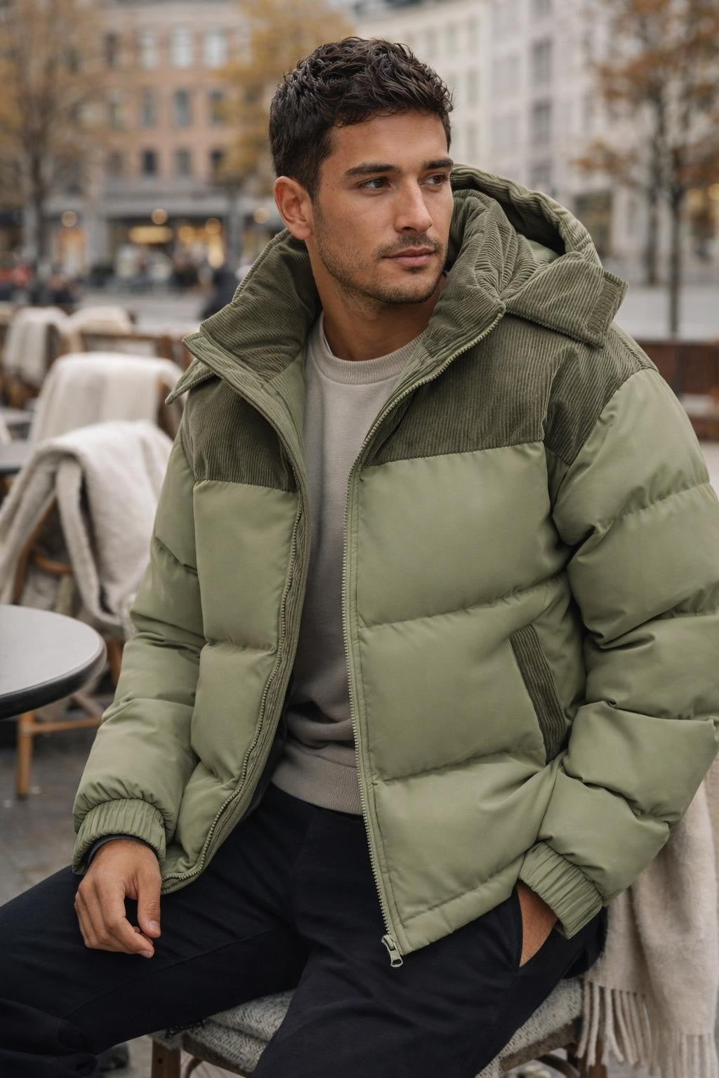 Men's Removable Lined Casual Jacket - lifestyle 2