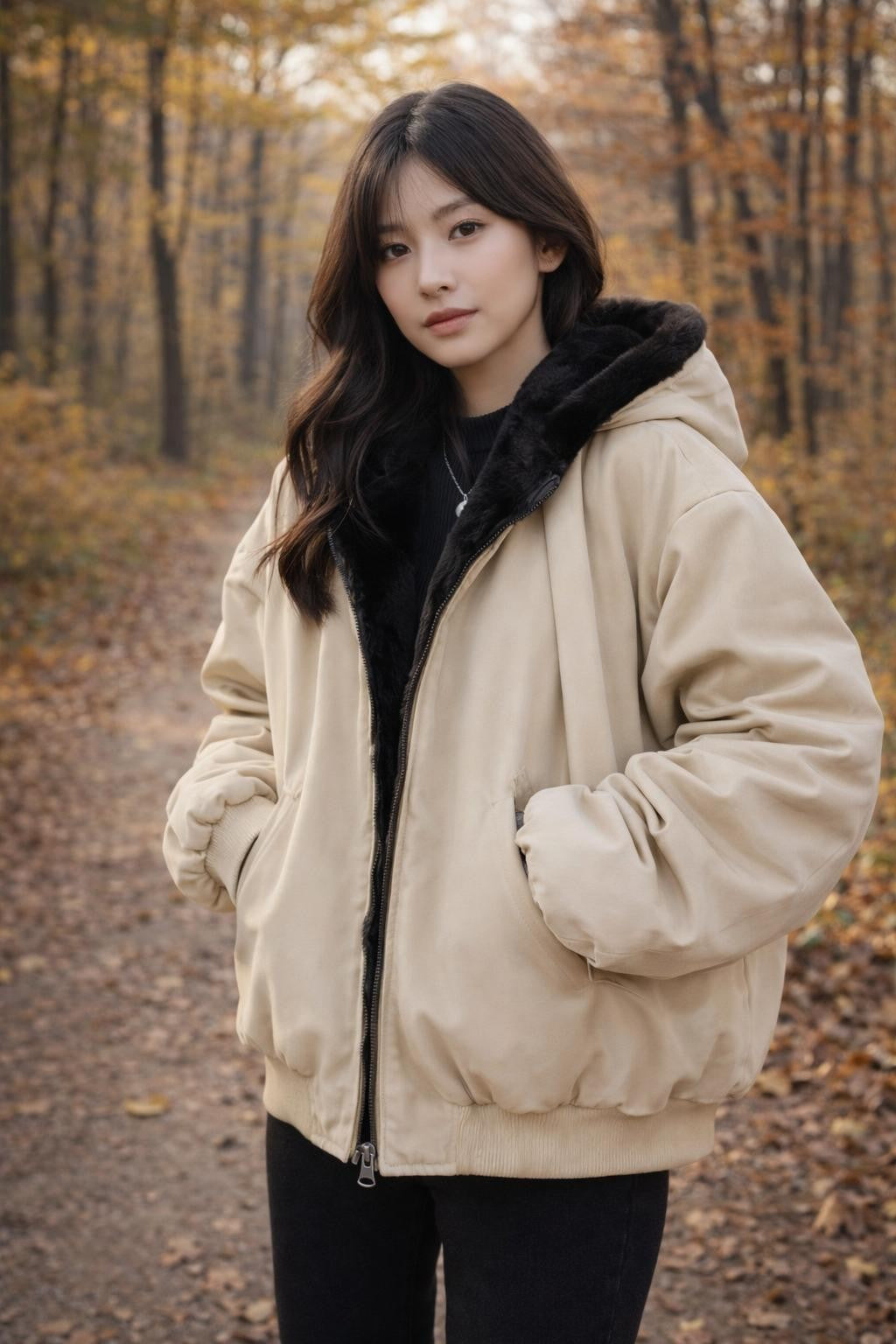 Reversible Faux Fur Lined Jacket - lifestyle 2