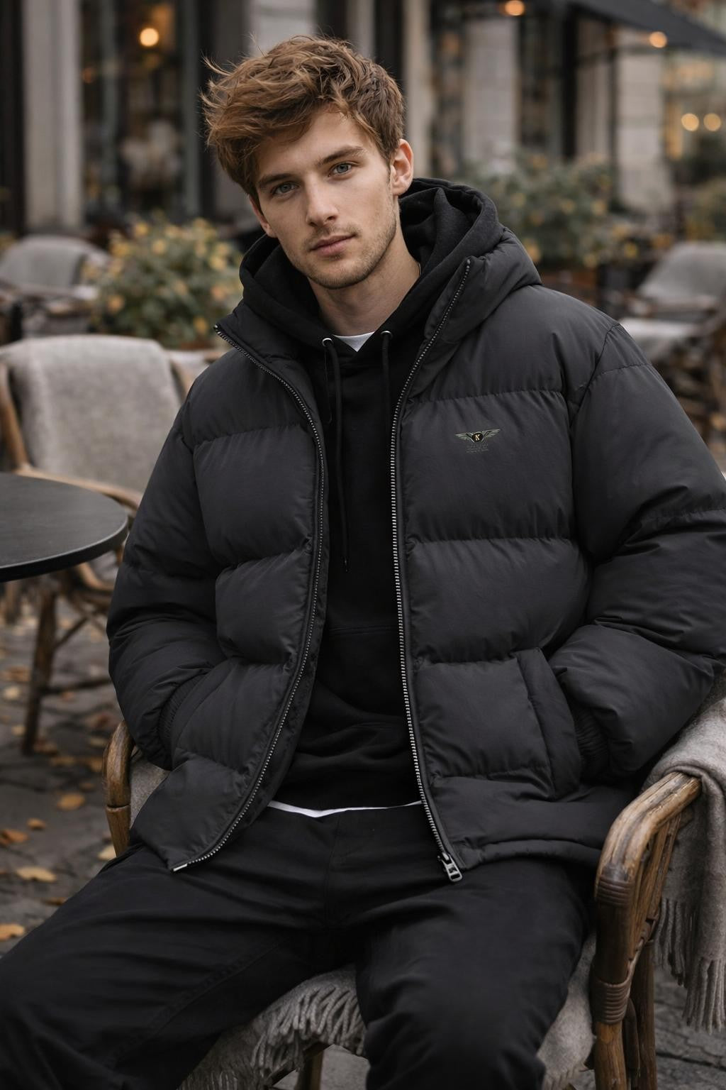 Unisex Thick Casual Stand Collar Jacket - lifestyle 2