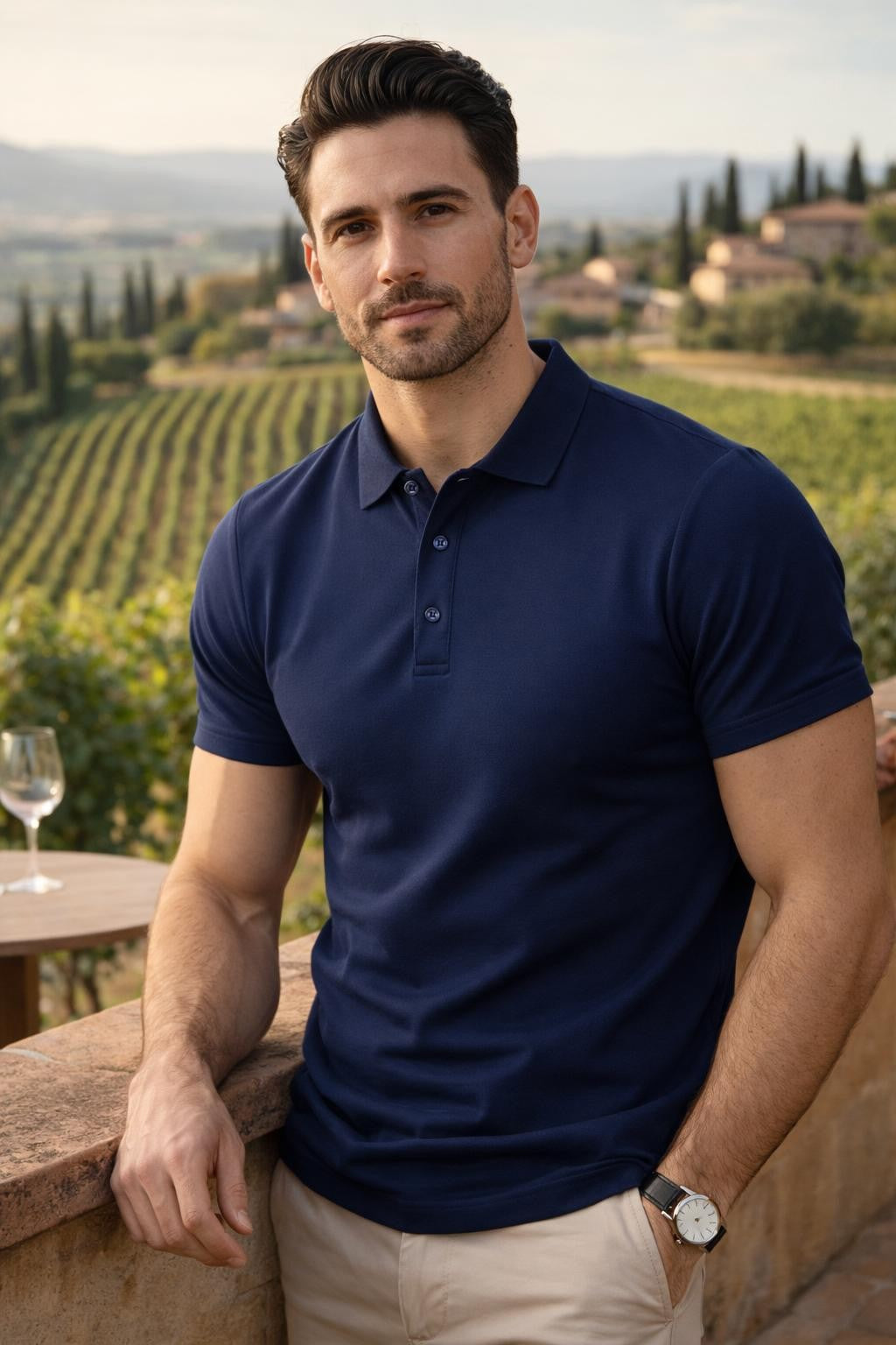 Men's Classic Short-Sleeve Polo Shirt - lifestyle 2