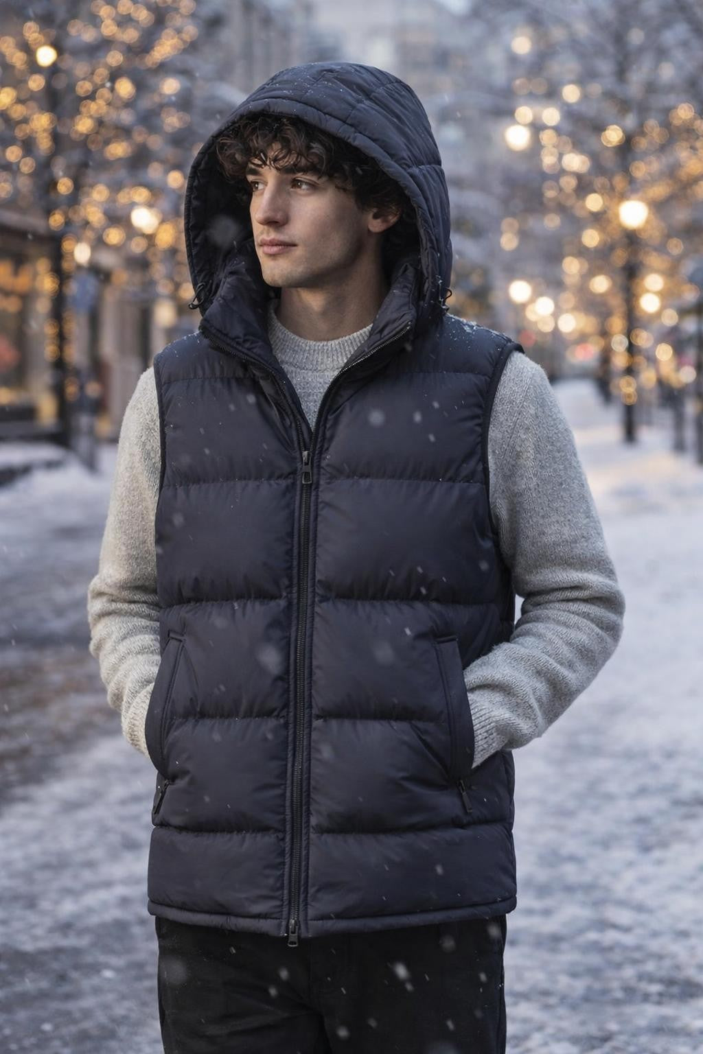 Quilted Insulated Outdoor Vest - lifestyle 2