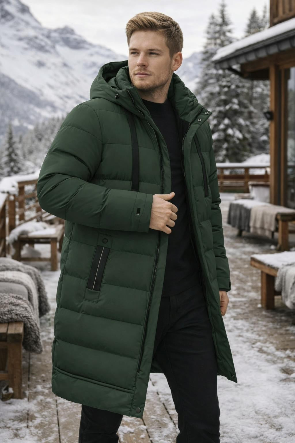 Men's Insulated Winter Jacket - lifestyle 2