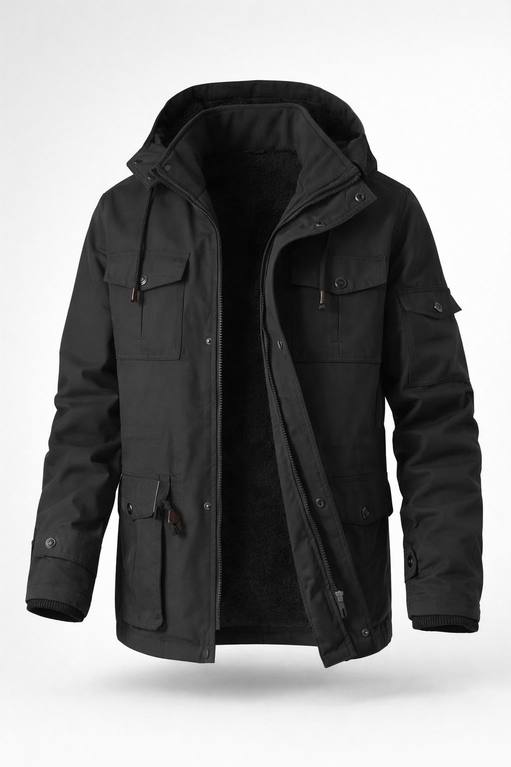 Men's Thick Cargo Bomber Jacket - product