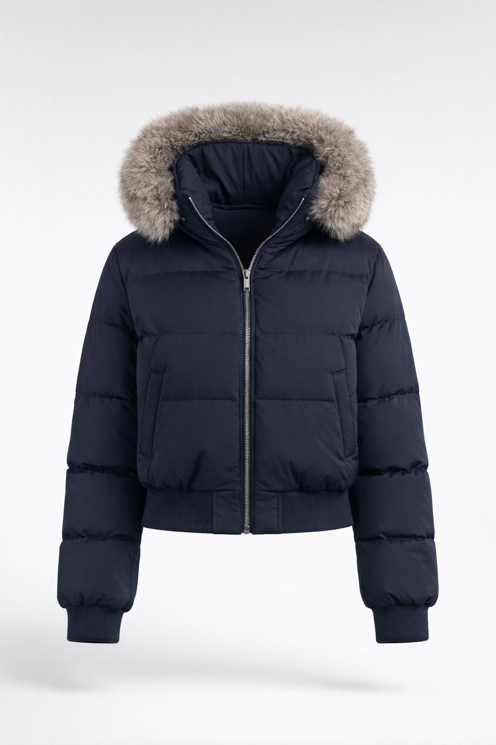 Colorblock Hooded Casual Jacket - product