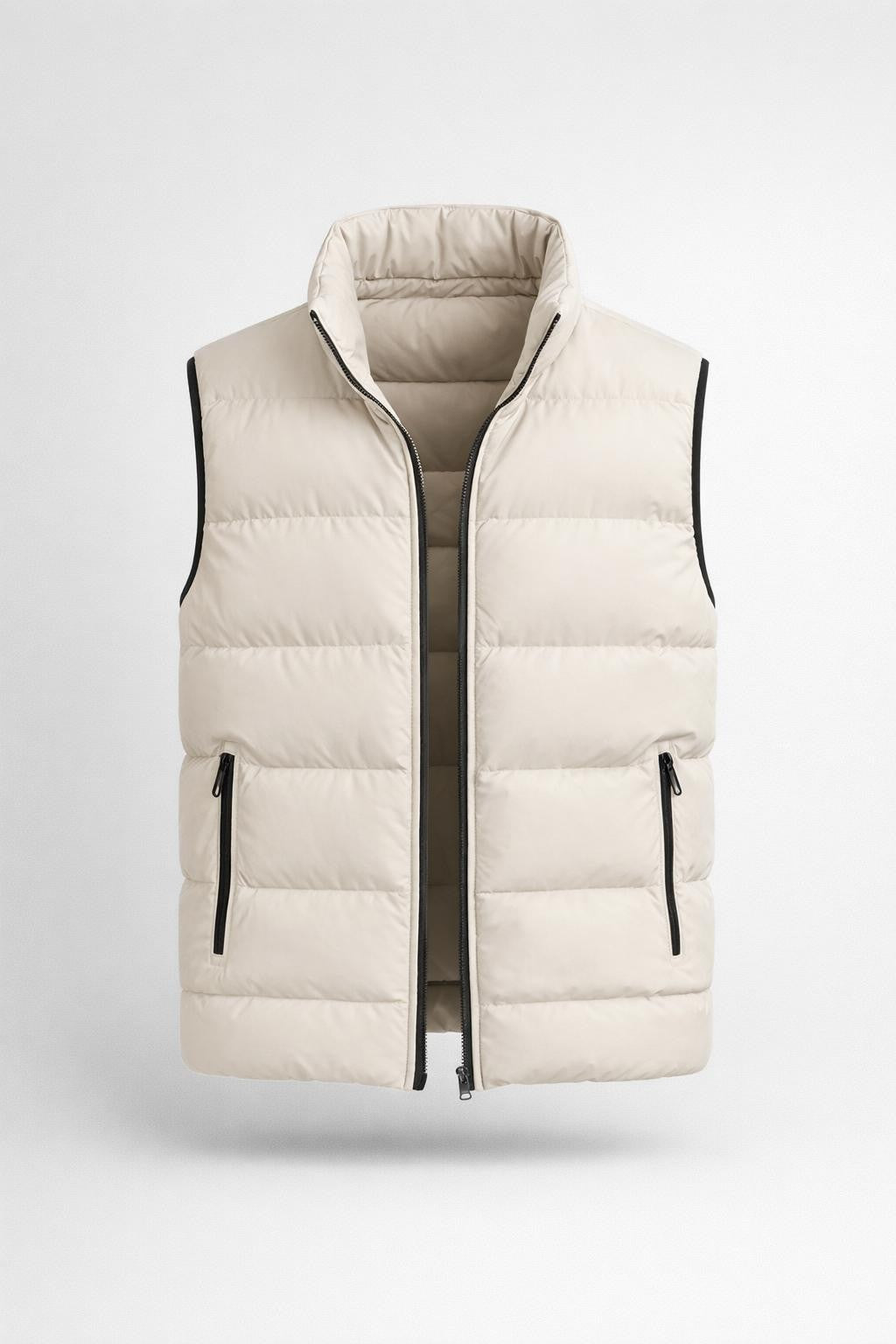 Men's Thickened Stand Collar Vest - product