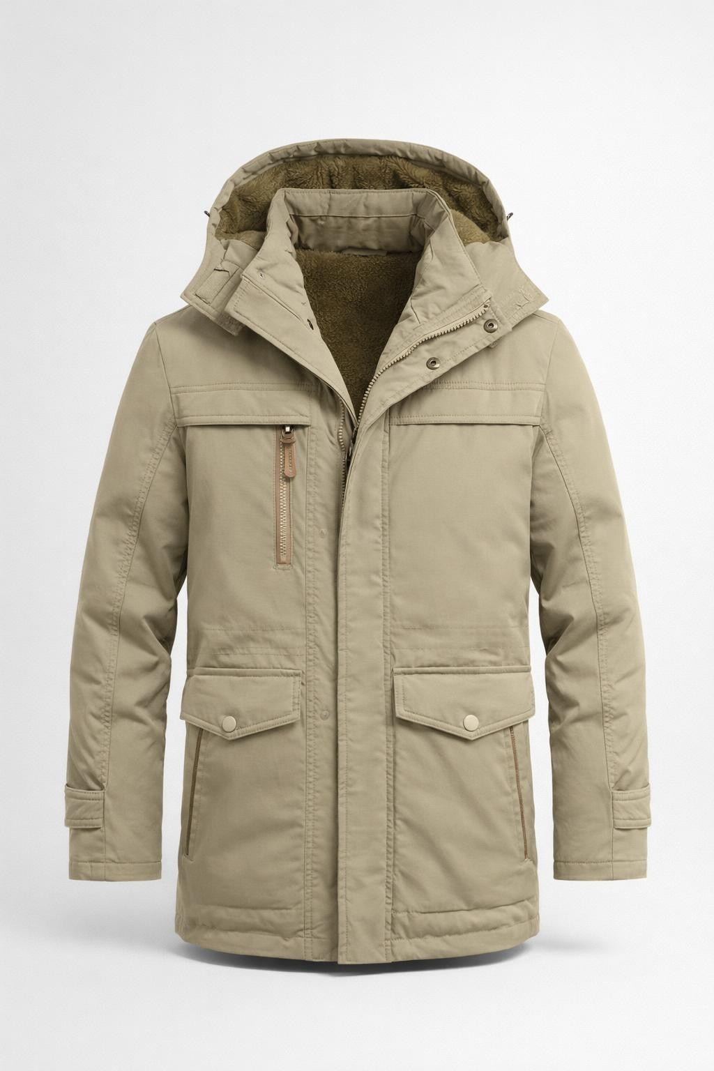 Men's Thick Fleece Winter Jacket - product