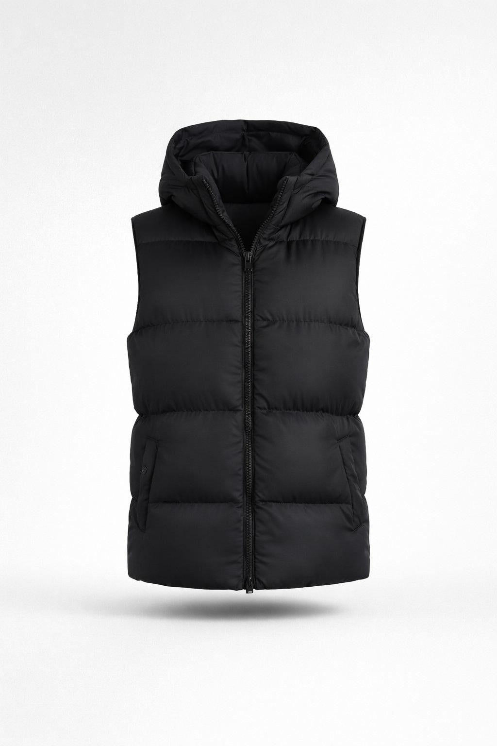 Olivia | Women's Black Quilted Vest for Fall