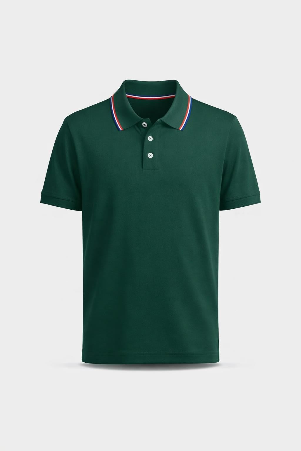 Men's Breathable Colorblock Polo Shirt - product