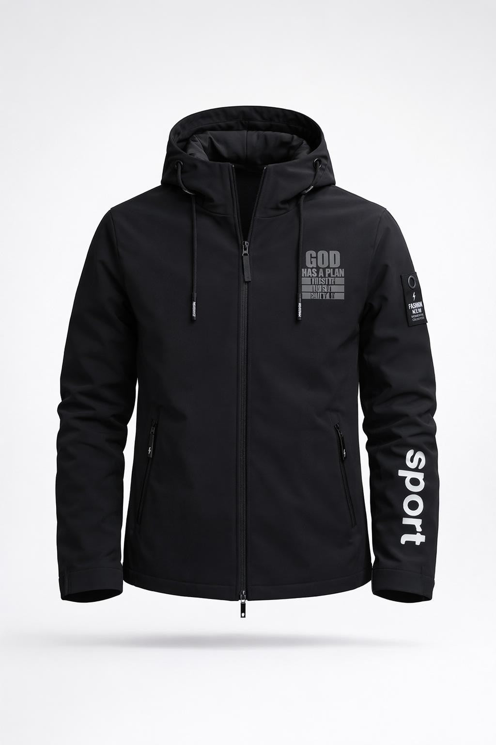 David | Men's Outdoor Hiking Jacket with Print