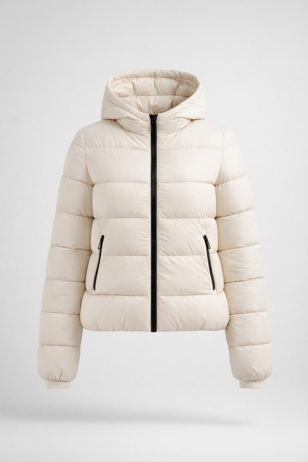 A-Line Winter Jacket with Stand Collar - product