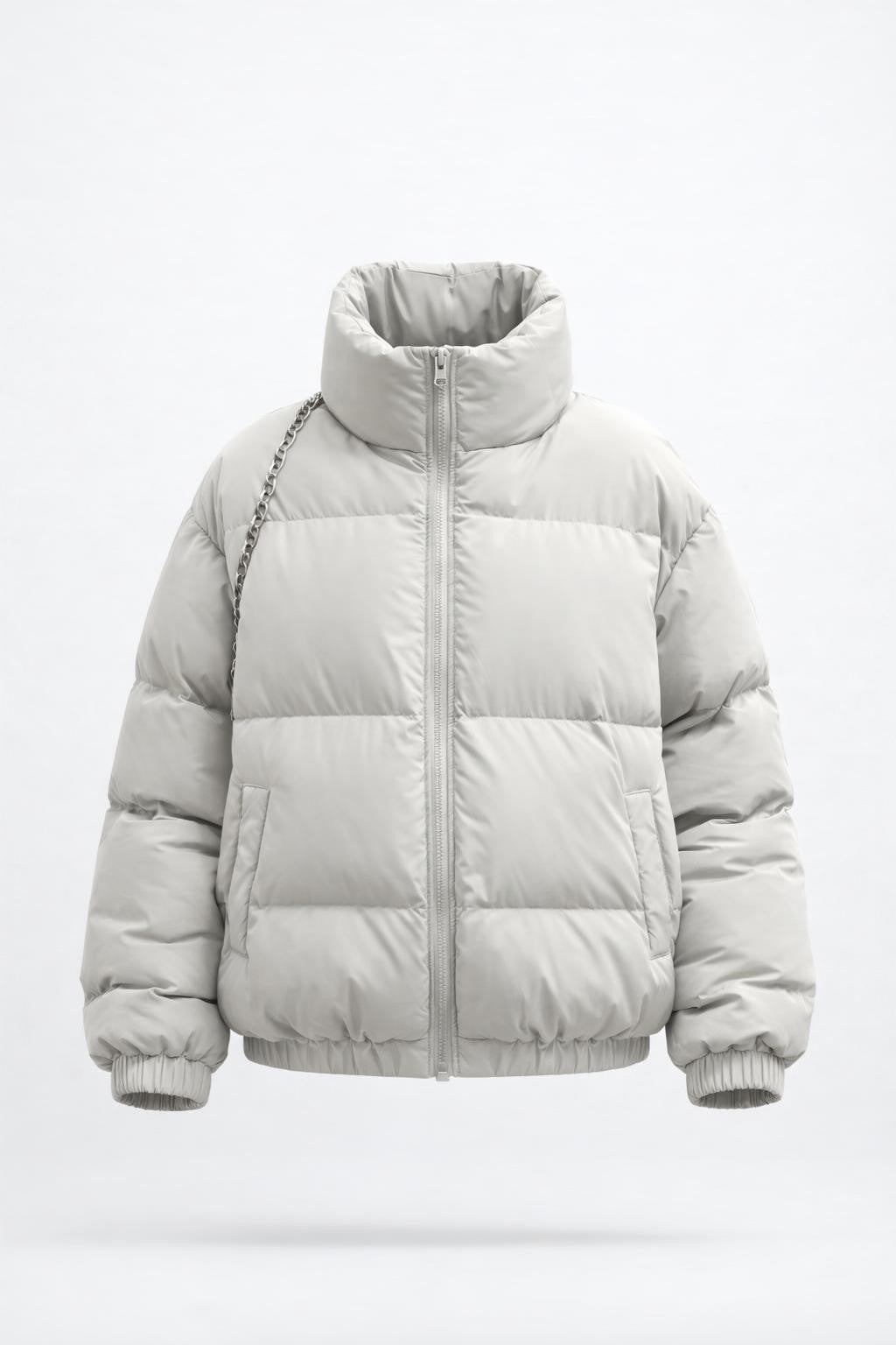 Long Sleeve Zip-Up Winter Jacket - product