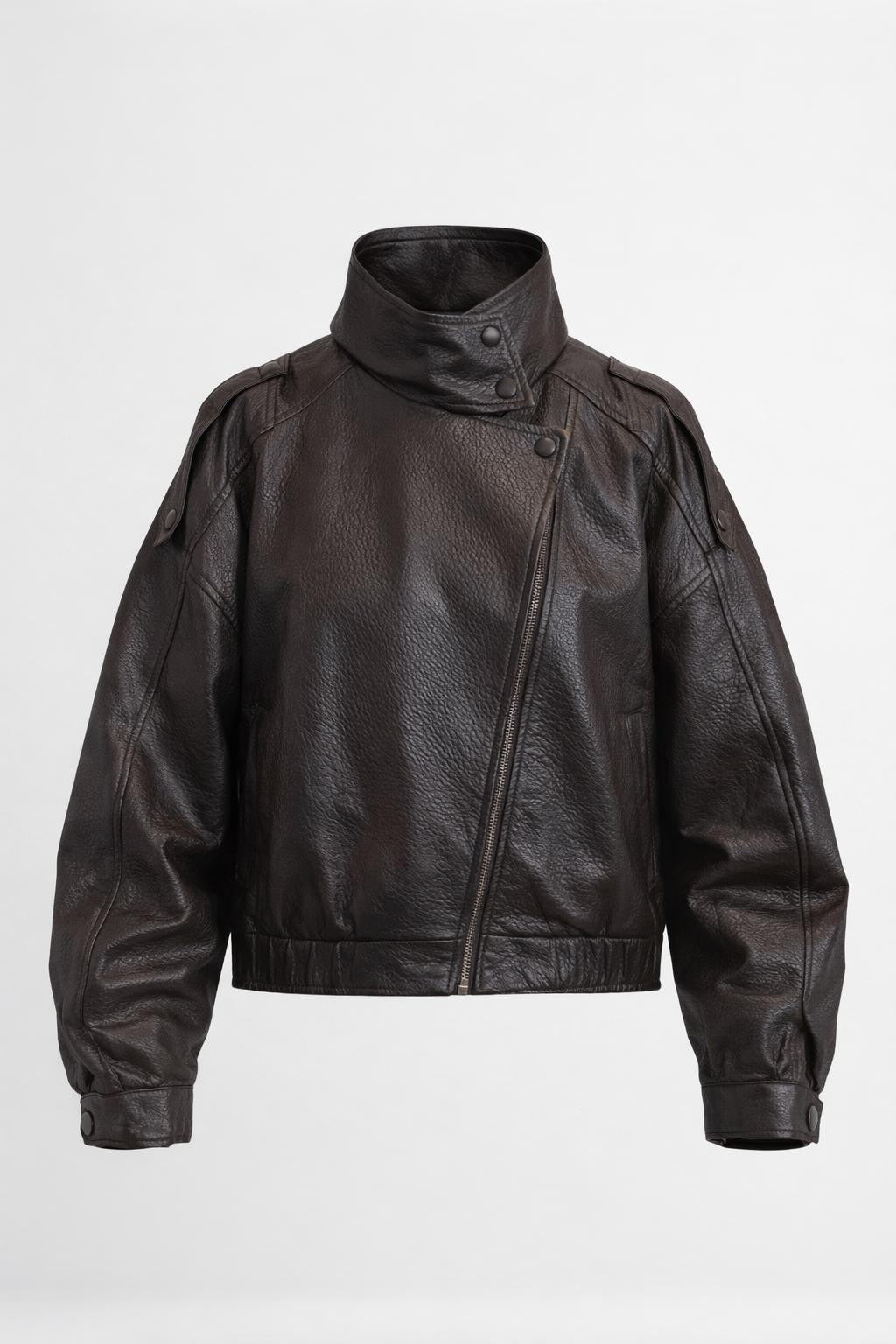 Casual Zip-Up Stand Collar Jacket - product