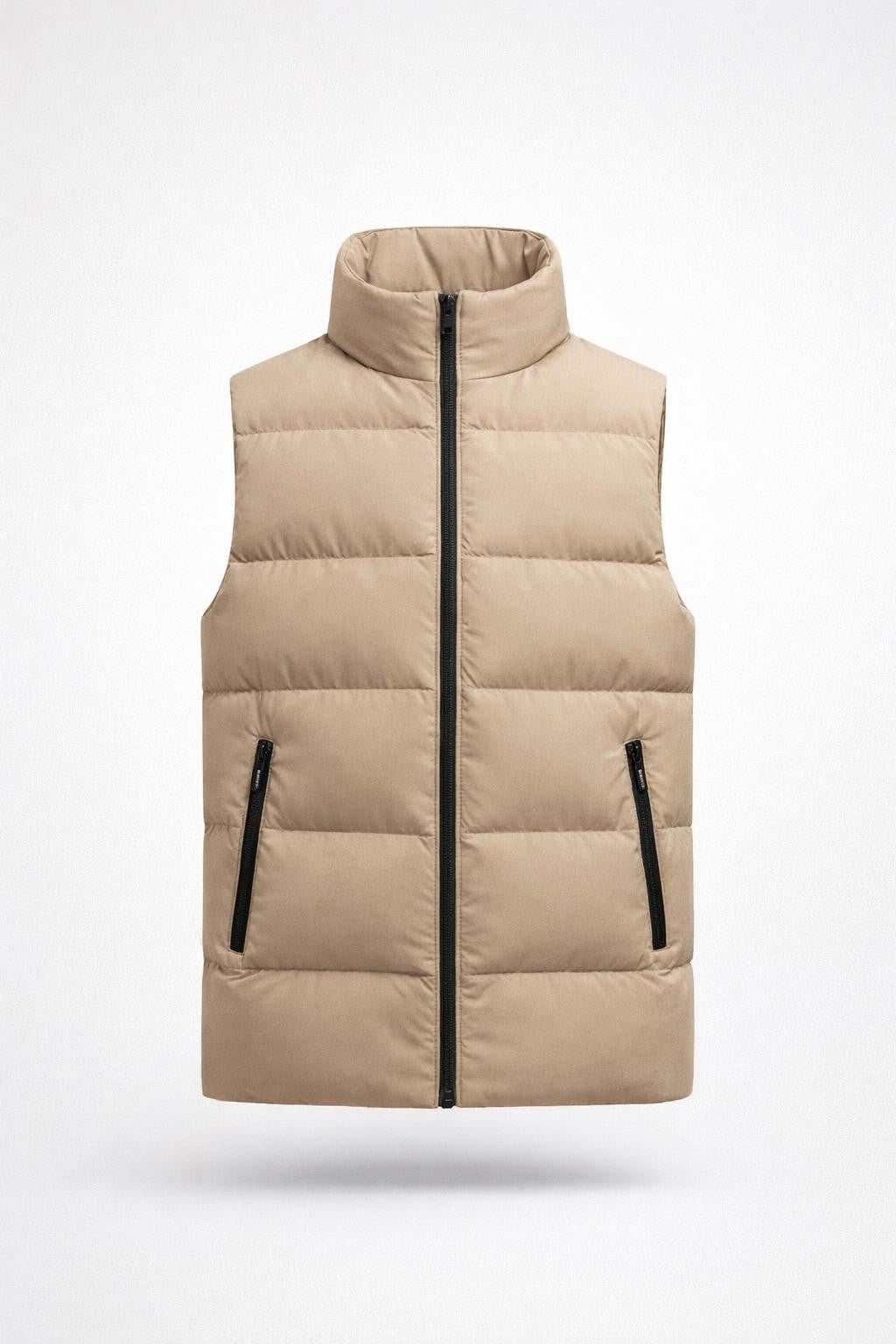 Robert | Men's Stand Collar Winter Vest, Relaxed Fit