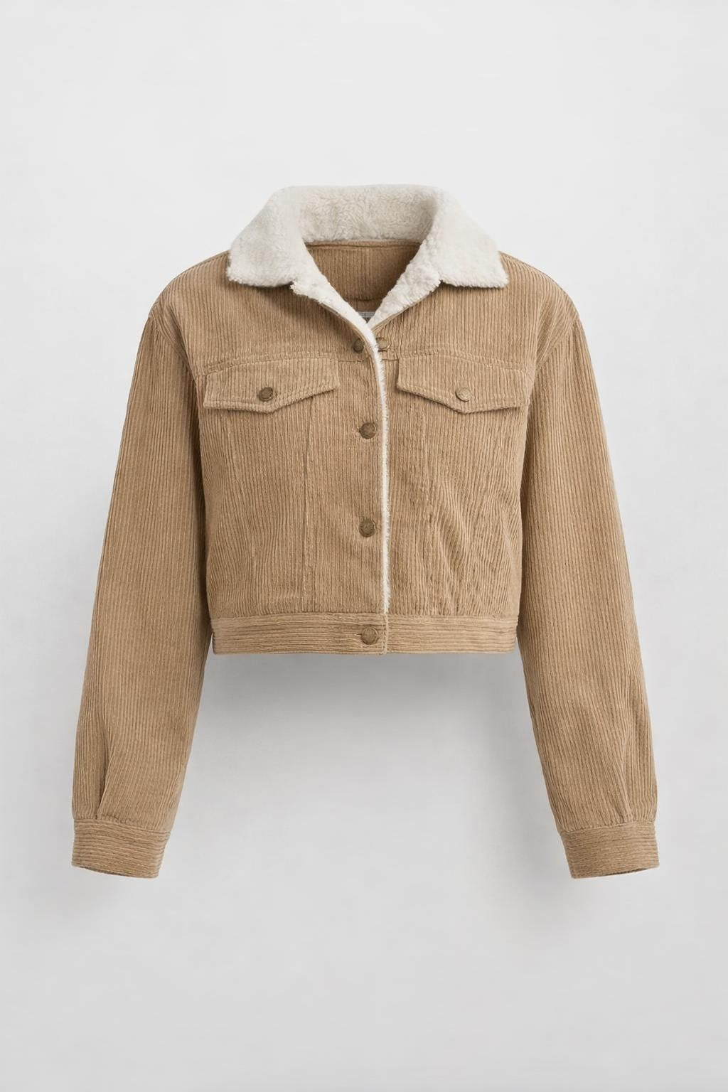 Versatile Fleece Collar Winter Jacket - product