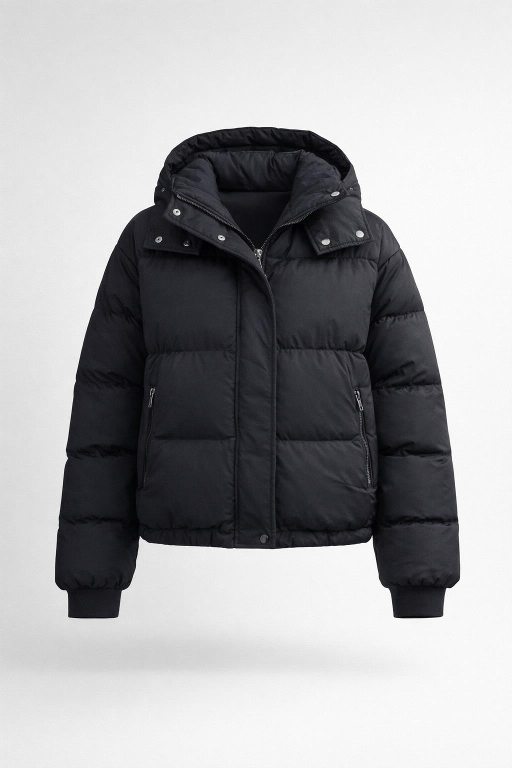 Relaxed Fit Black Casual Jacket - product
